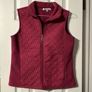 Susan Bristol Magenta Vest Small